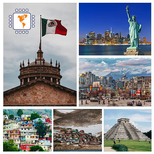 Data SIM Card North & South America 1GB (30 days)