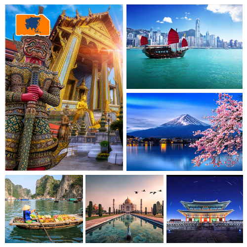 Data SIM Card Best of Asia 10GB (30 days)