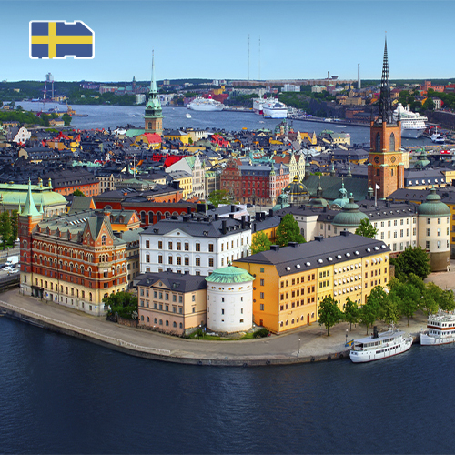 Data SIM Card Sweden Unlimited (30 days)