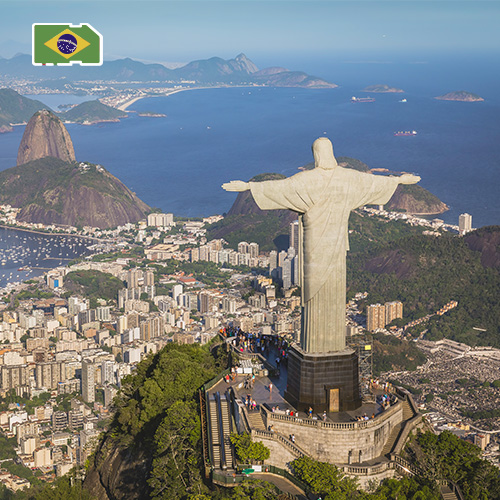 [WW_901O_STACK_ONEOFF_BRAZIL_UNLIMITED_7D_FUP20] Data SIM Card Brazil Unlimited (7 days)
