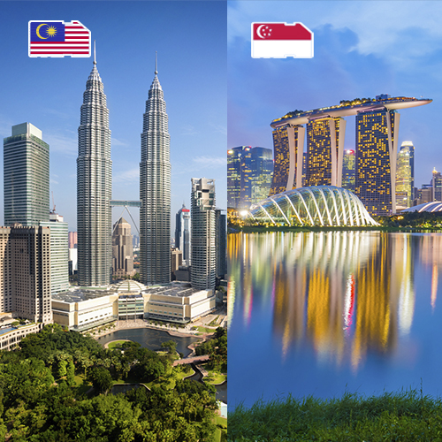 [WW_901O_STACK_ONEOFF_MYS_SGP_10GB_30D] Data SIM Card Malaysia & Singapore 10GB (30 days)