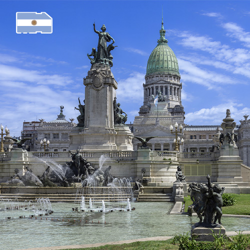 [WW_901O_STACK_ONEOFF_ARG_3GB_15D] Data SIM Card Argentina 3GB (15 days)